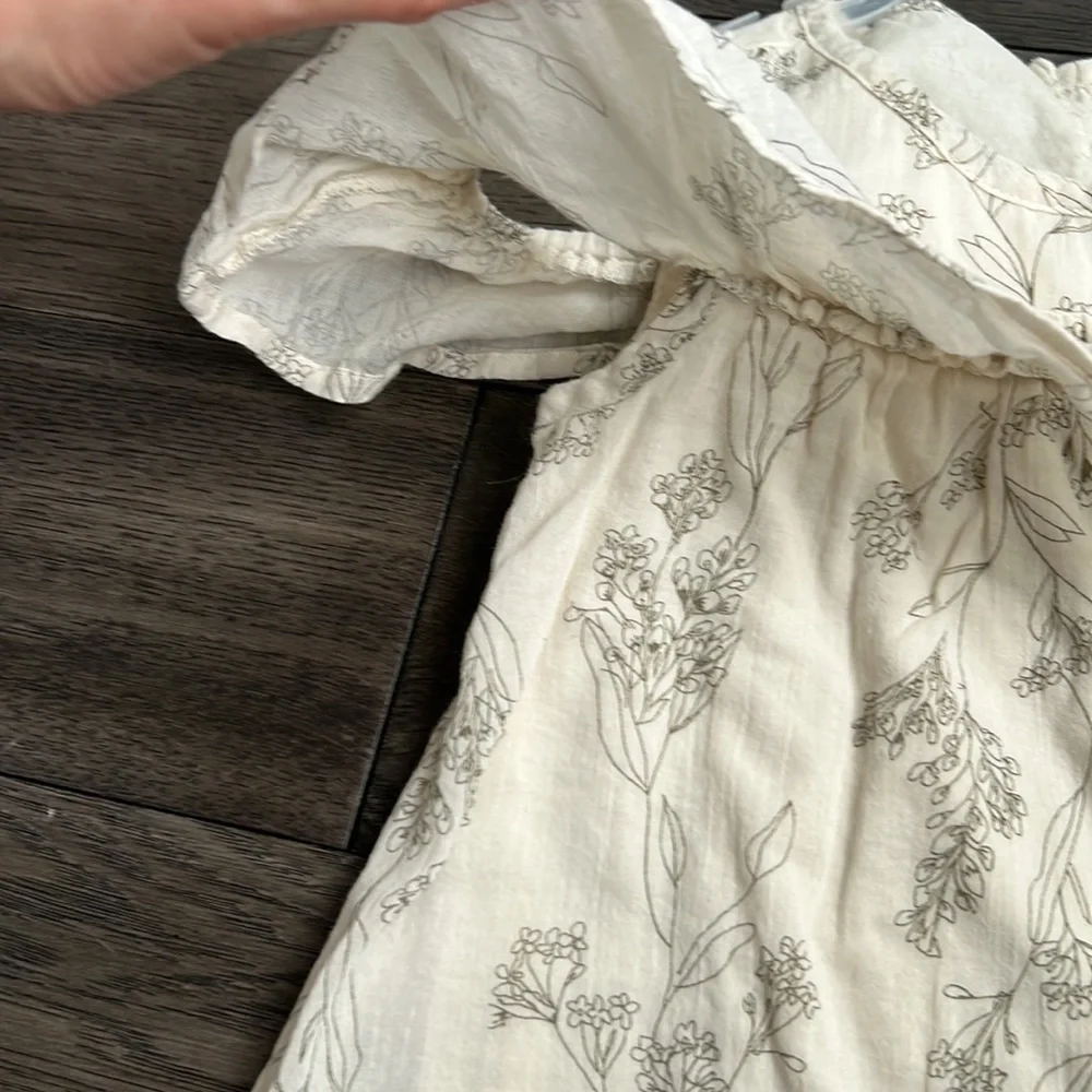 Old Navy toddler girl off the shoulder dress